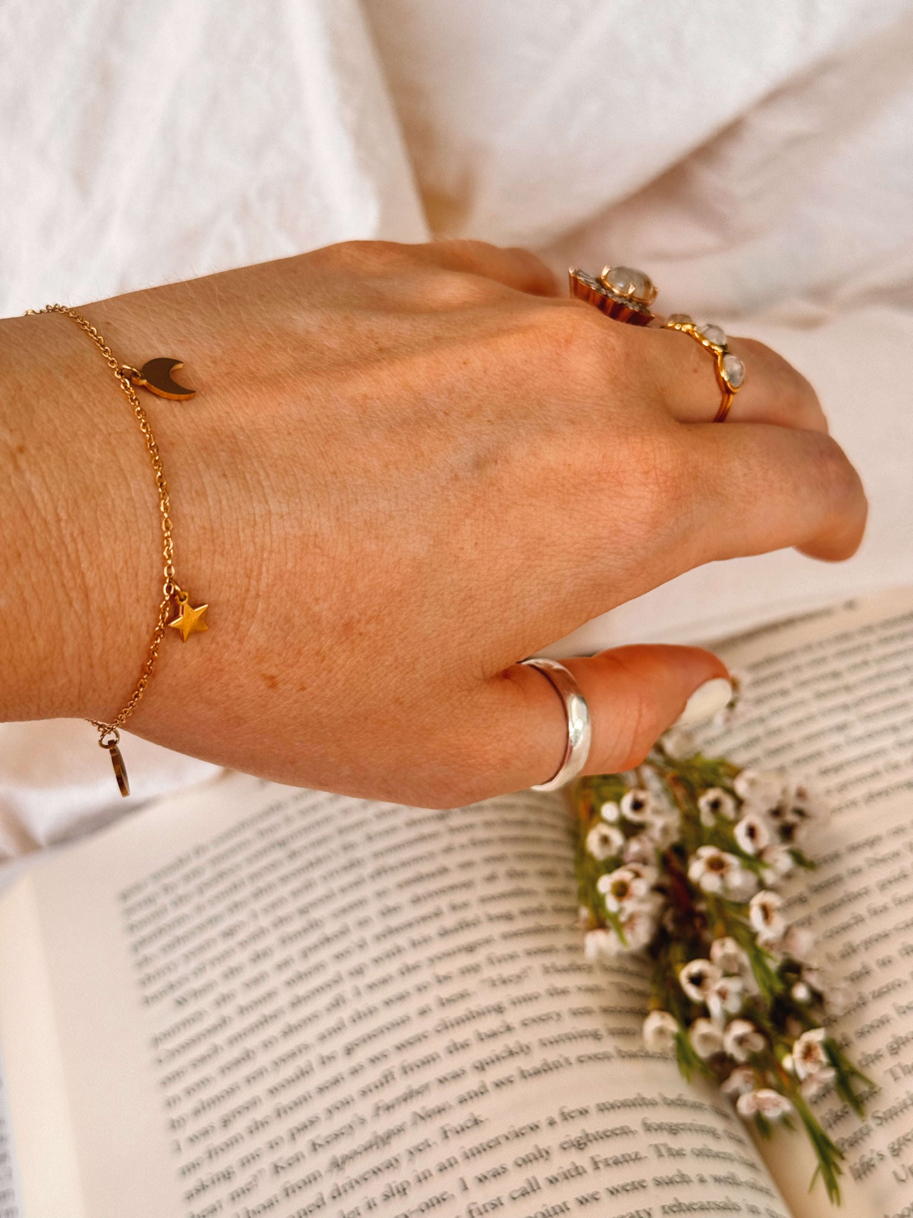Celestial Moonstone Bracelet – Pass Around The Smile