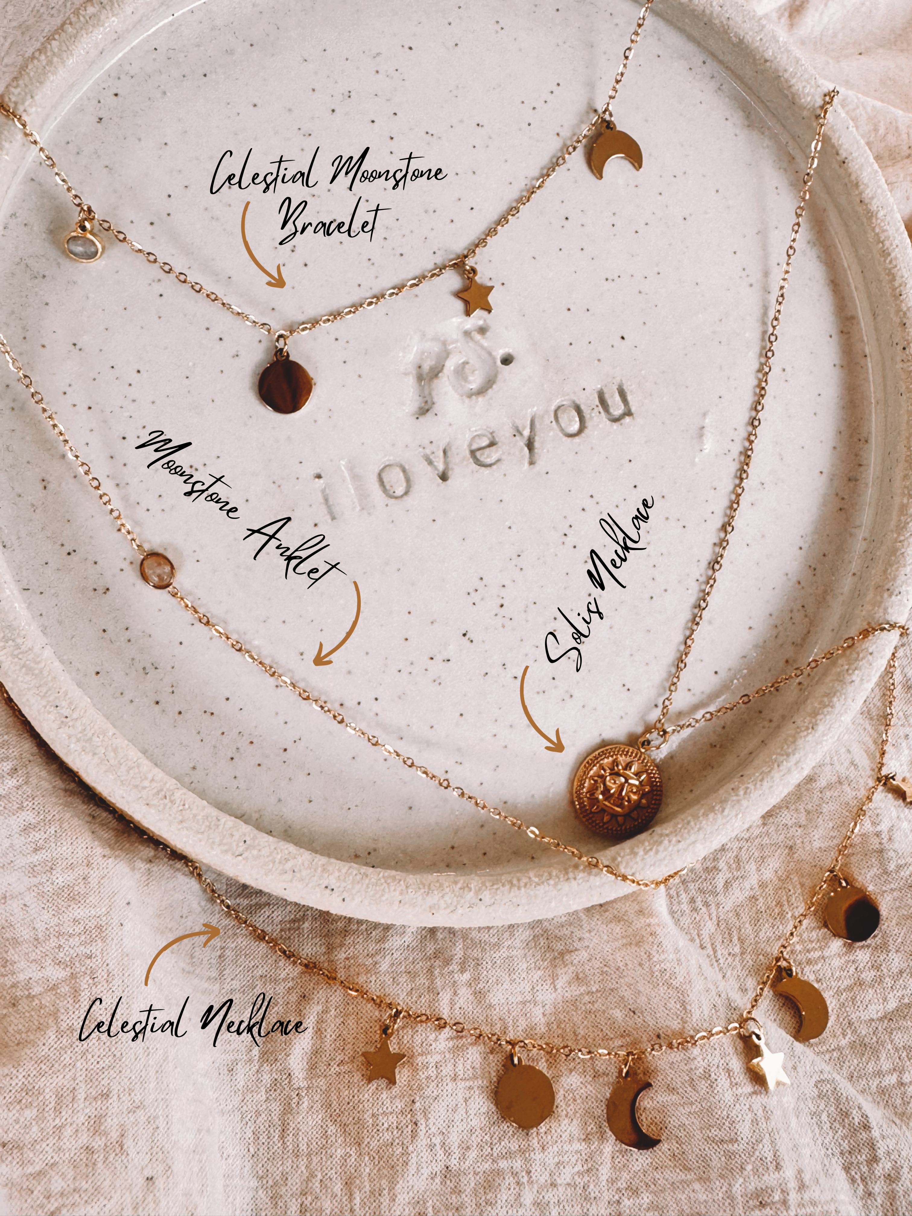 Celestial Moonstone Bracelet – Pass Around The Smile