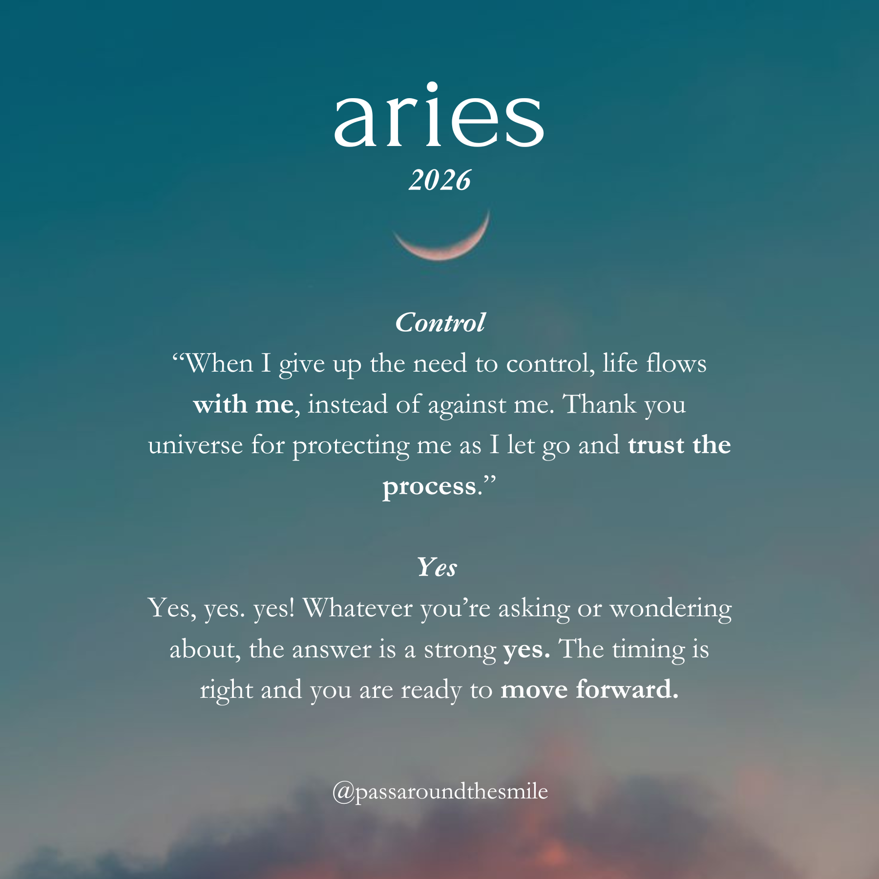 Your 2026 Horoscope Affirmation & Oracle Reading