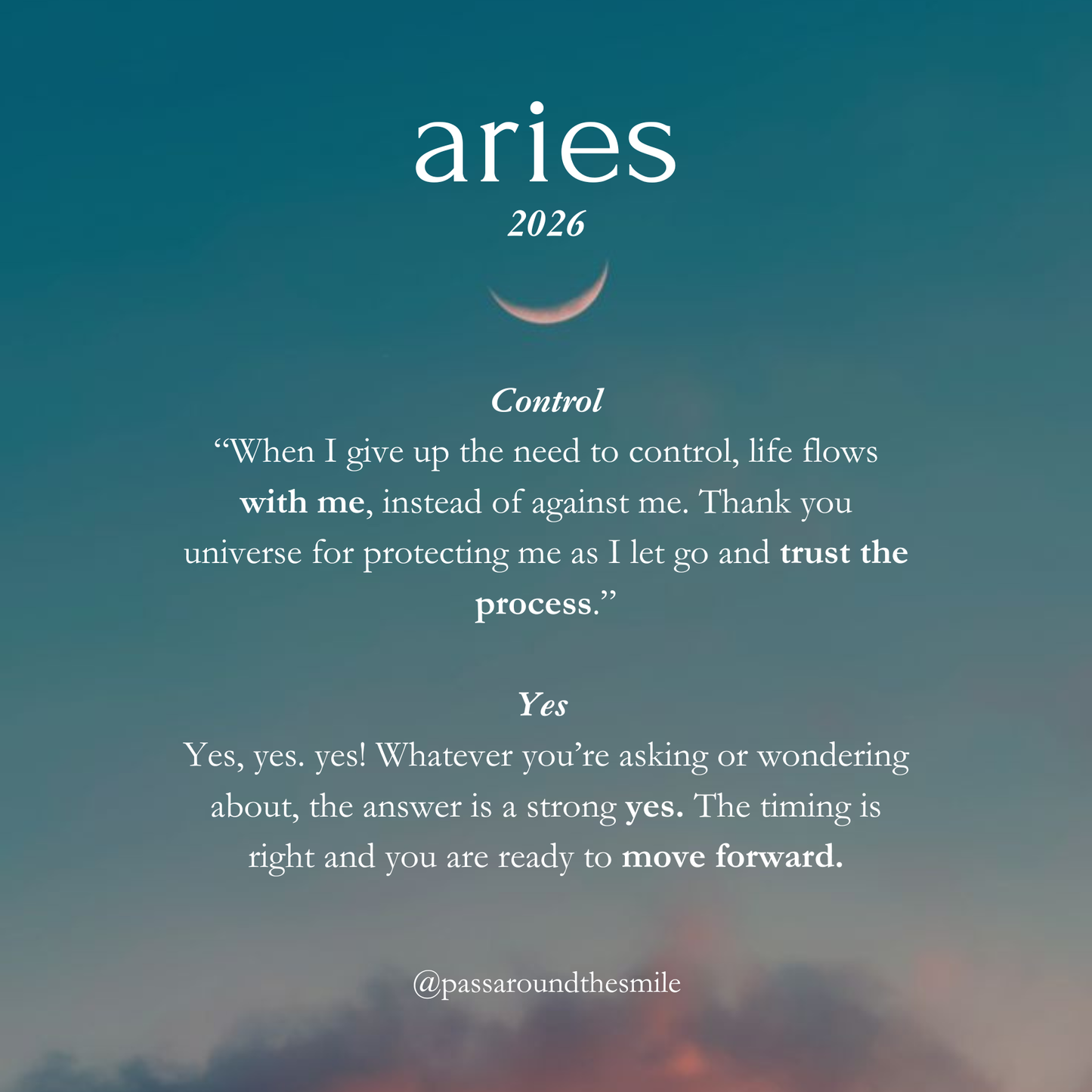 Your 2026 Horoscope Affirmation & Oracle Reading