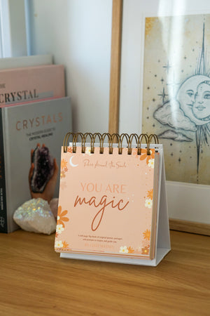 
                  
                    The Ultimate Bundle ☀ Positive Guidance Cards + Guided Affirmation Cards + Positive Guidance Oracle Cards + You Are Magic Flip Book + Your Choice of Plain Journal + All 18 Meditations + 3 Pack Rainbow Card Holders
                  
                