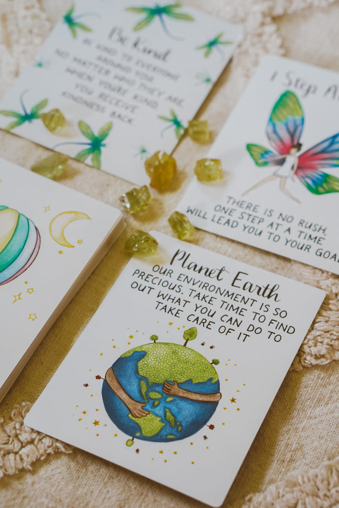 
                  
                    The Ultimate Bundle ☀ Positive Guidance Cards + Guided Affirmation Cards + Positive Guidance Oracle Cards + Kids Cards + You Are Magic Flip Book + Your Choice of Positive Guidance Journal + All 18 Meditations + 4 Pack Rainbow Card Holders
                  
                