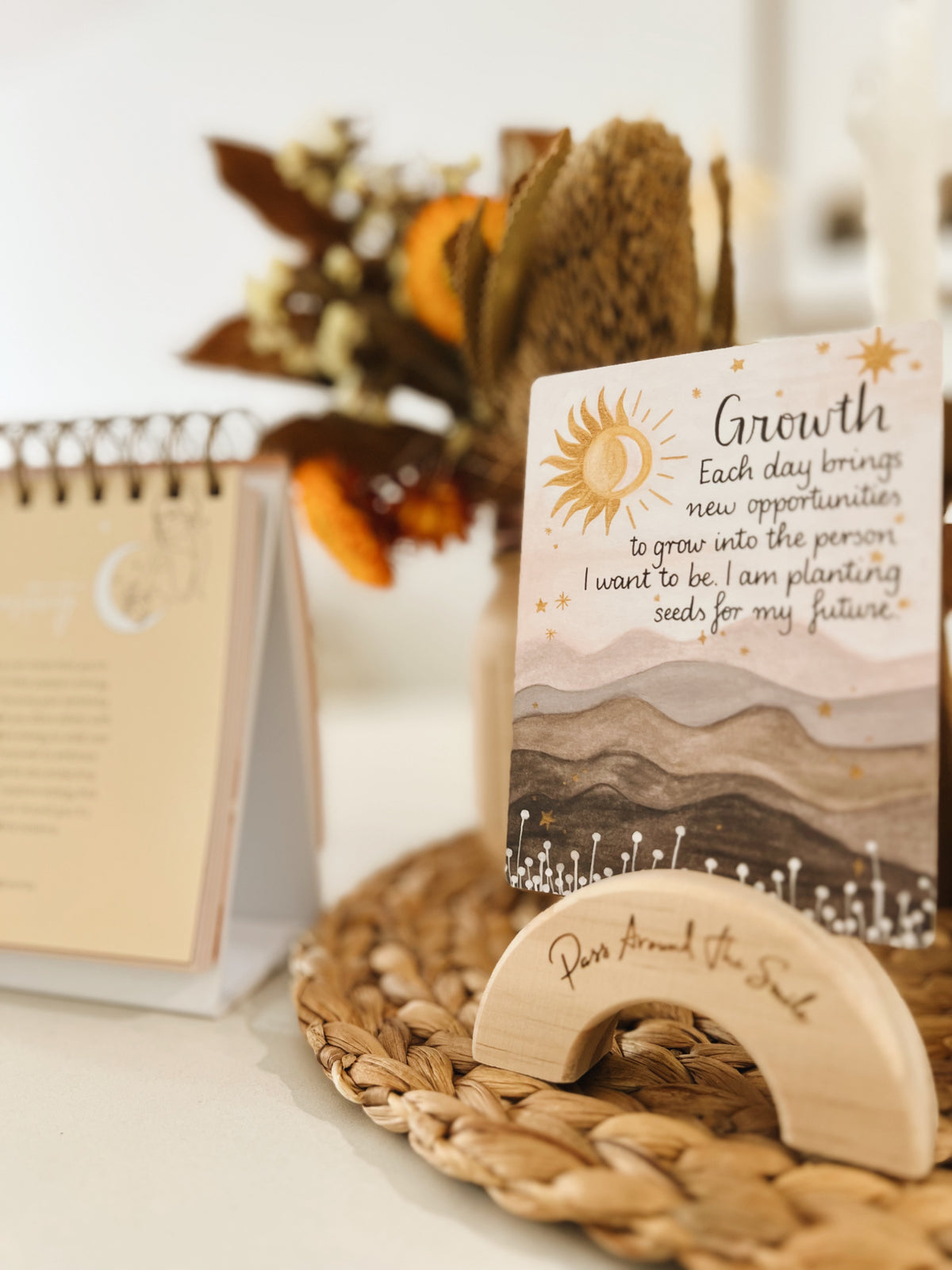 Positive Guidance Cards and Rainbow Card Holder – Pass Around The Smile
